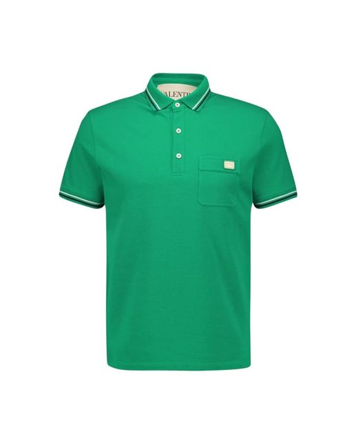 Valentino Garavani Green Polo Shirts for men