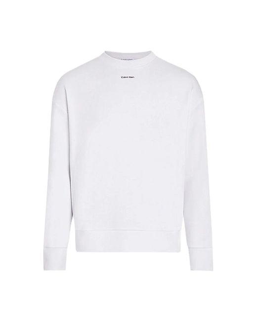 Sweatshirts & hoodies > sweatshirts Calvin Klein pour homme en coloris White