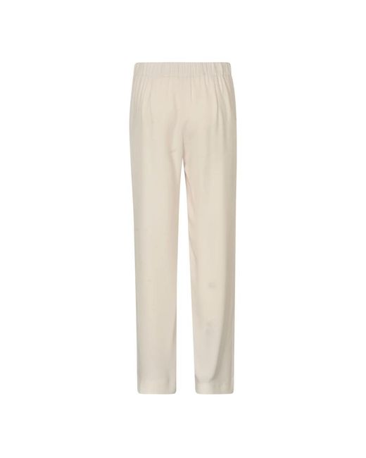 P.A.R.O.S.H. Natural Straight Trousers