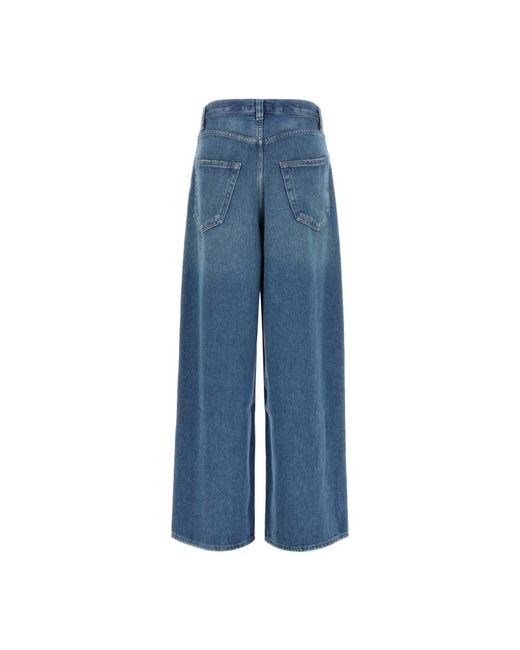 Agolde Rounded Baggy in het Blue
