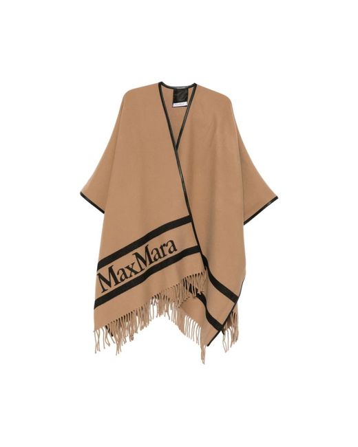 Max Mara Aaris Cape in het Brown