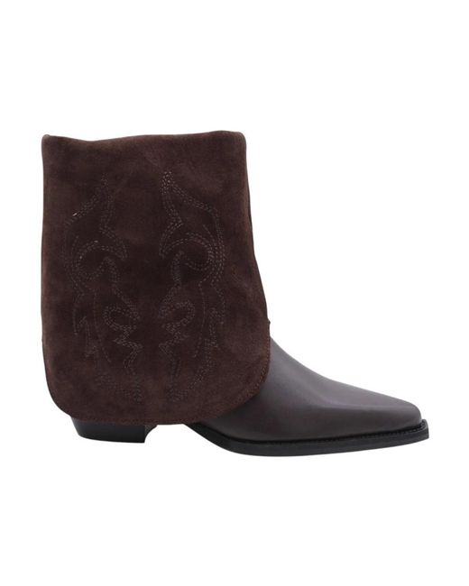 Bibi Lou Brown Cowboy Boots