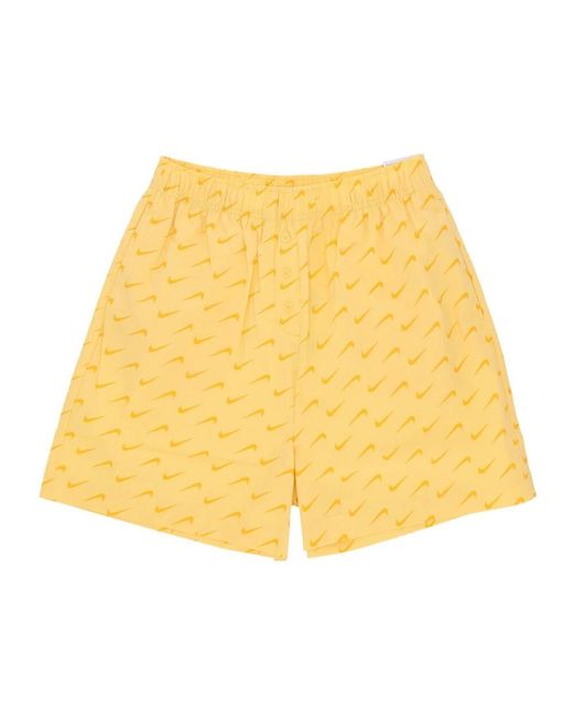Nike Yellow Short Shorts