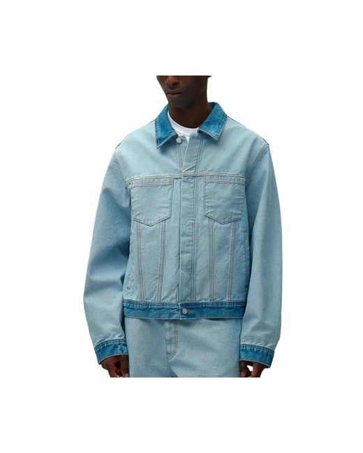 Arte' Blue Denim Jackets for men