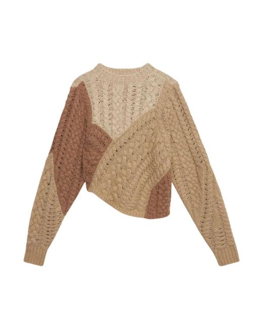 Isabel Marant Natural Round-Neck Knitwear