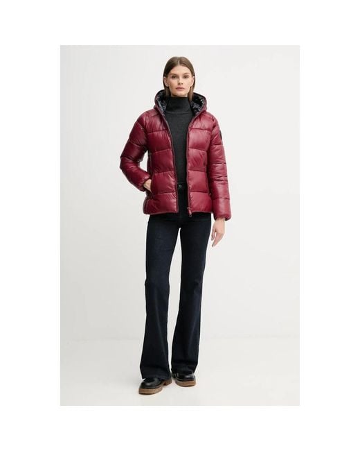 Save The Duck Lois Jacket in het Red