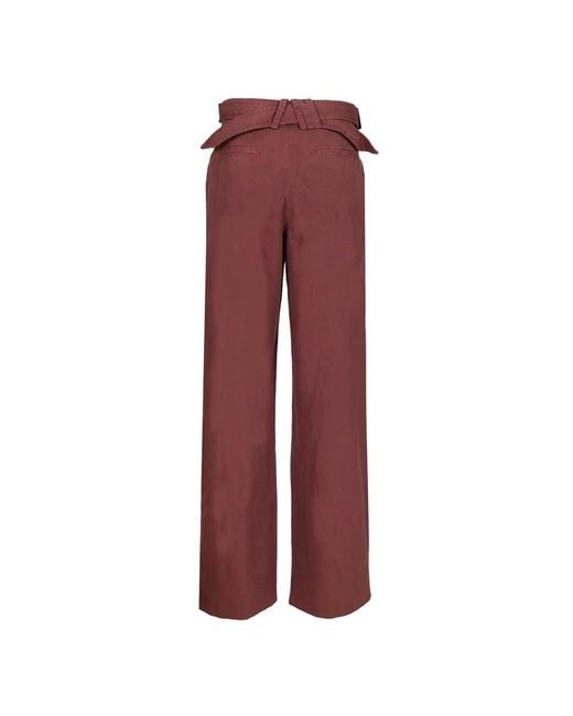The Attico Canvas Broek in het Red