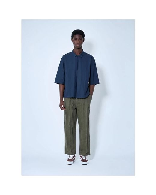 Vans Green Straight Trousers for men