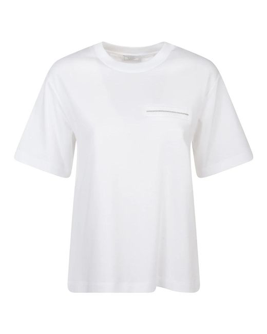 Peserico White T-Shirts