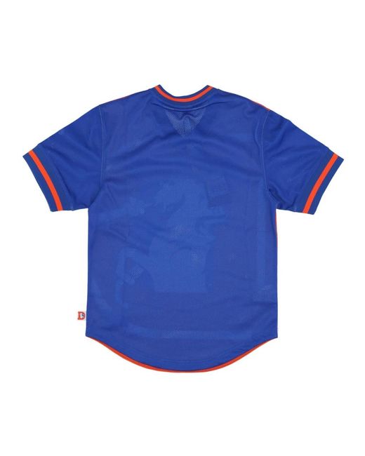 Mitchell & Ness Tops ,Veelkleurig ,Polyester Nfl Jumbotron 3.0 Mesh V-Halsjas in het Orange voor heren