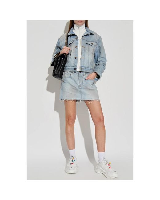 Balenciaga Blue Denim Jackets