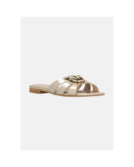 Pinko White Sliders
