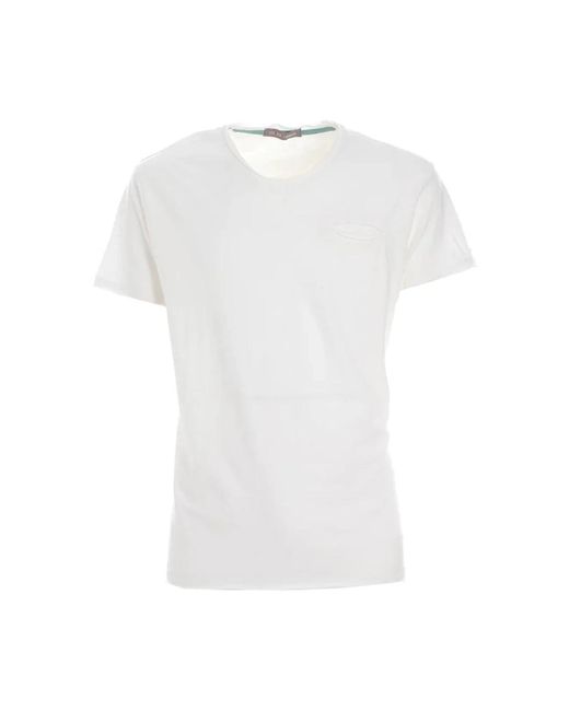 Yes Zee Kurzarm v-ausschnitt t-shirt in White für Herren