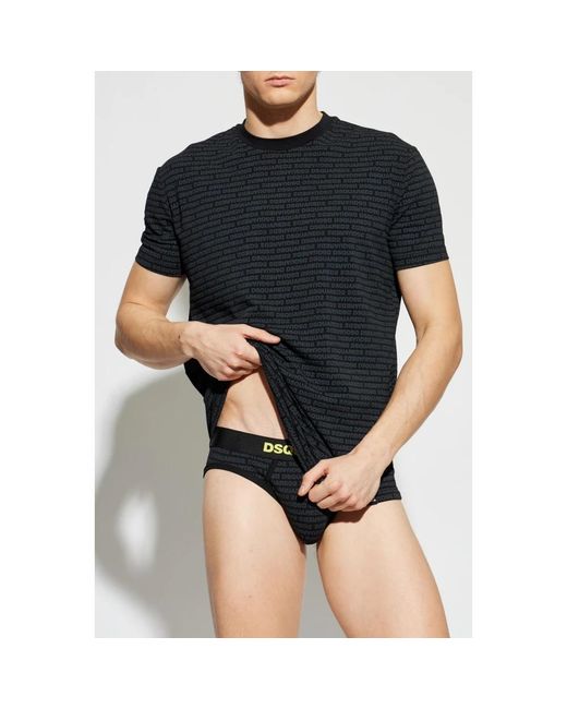 DSquared² Ondergoed ,Zwart ,Katoen Ondergoed Set in het Black voor heren