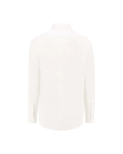 Brunello Cucinelli White Casual Shirts for men