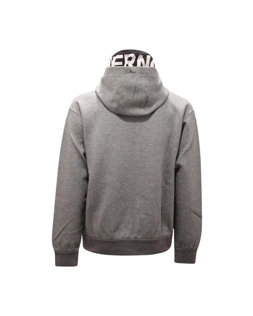 Zip-Throughs Herno de hombre de color Gray