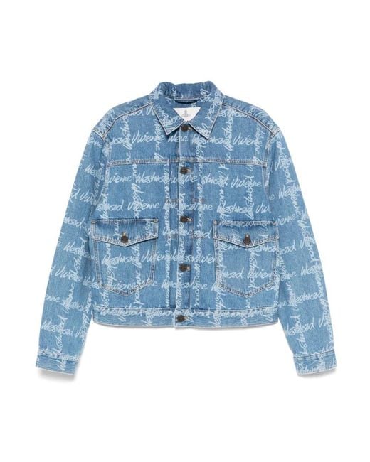 Vivienne Westwood Blue Denim Jackets for men