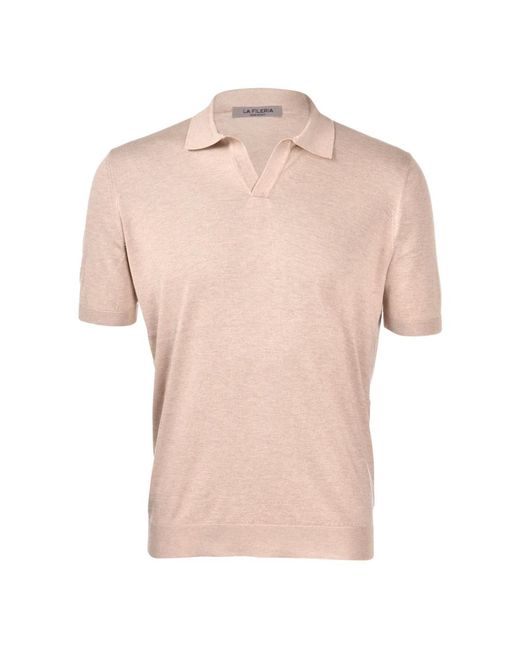 Polo Shirts La Fileria pour homme en coloris Pink