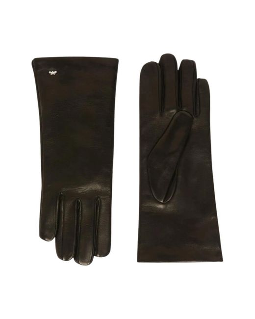 Weekend by Maxmara Black Schwarze Handschuhe Für Das Wochenende