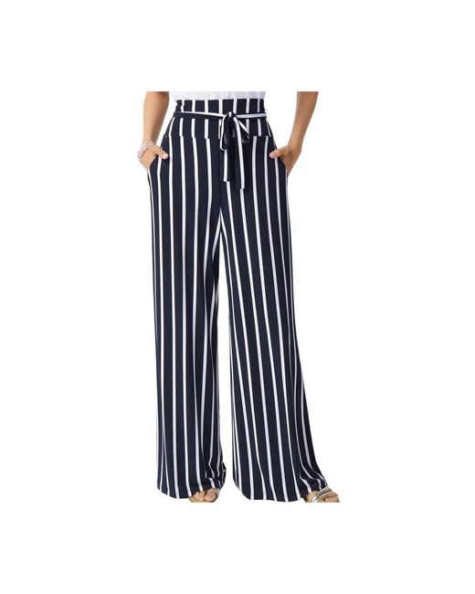 Joseph Ribkoff Blue Wide Trousers
