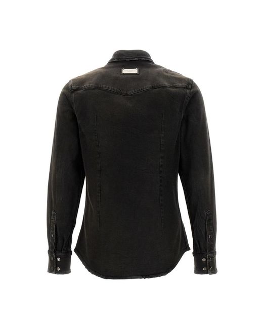 Dolce & Gabbana Black Casual Shirts for men