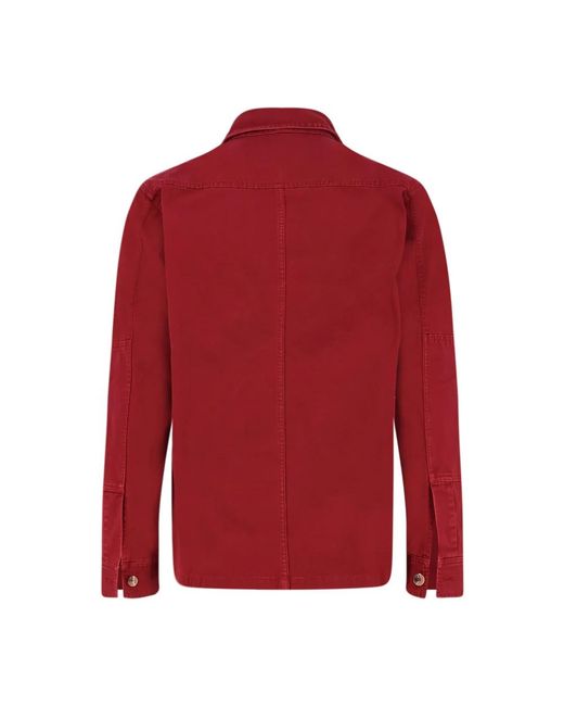 TONYWACK Red Casual Shirts for men