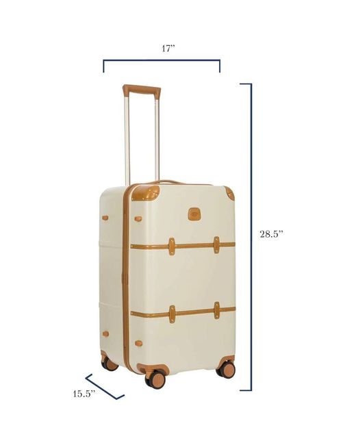 Bric's Metallic Bellagio koffer in creme