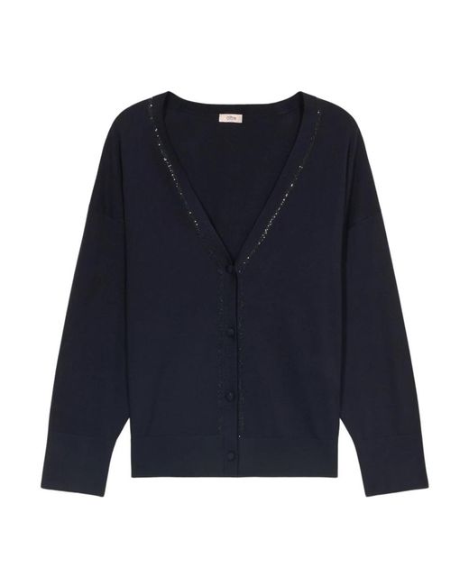 Cardigans Oltre de color Blue