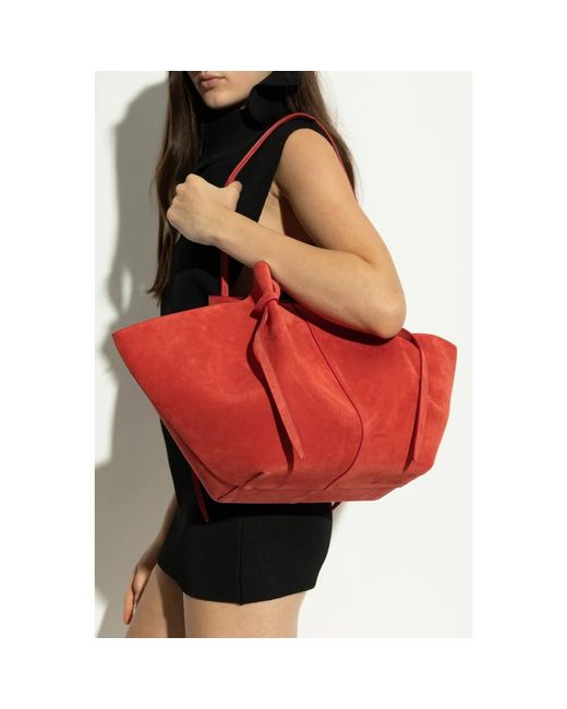 Yuzefi Red Shopper Tasche Groß Mochi
