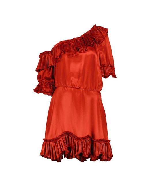 Saint Laurent Red Party Dresses
