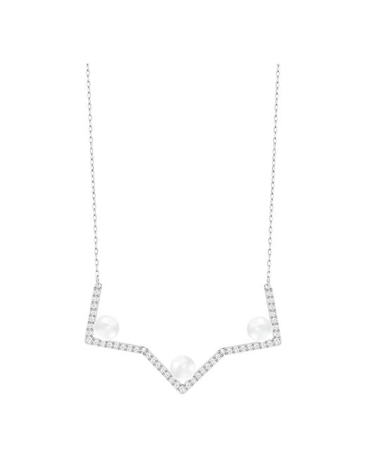 Swarovski White Edify Medium Halskette