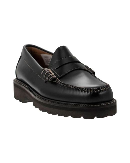 G.H.BASS Black Loafers for men