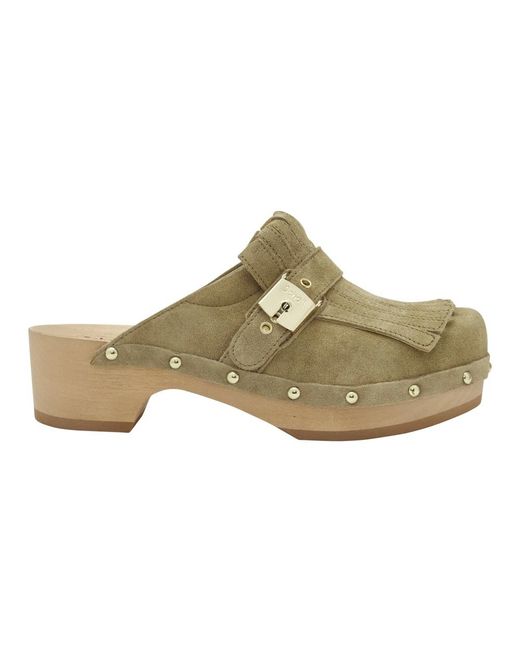 Scholl Natural Clogs