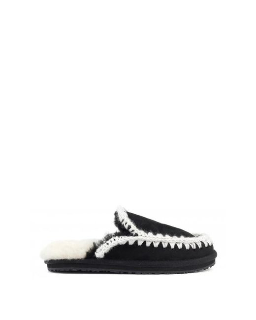 Slippers Mou en coloris Black