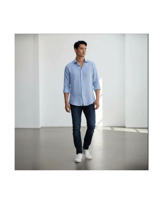 Sonrisa Blue Casual Shirts for men