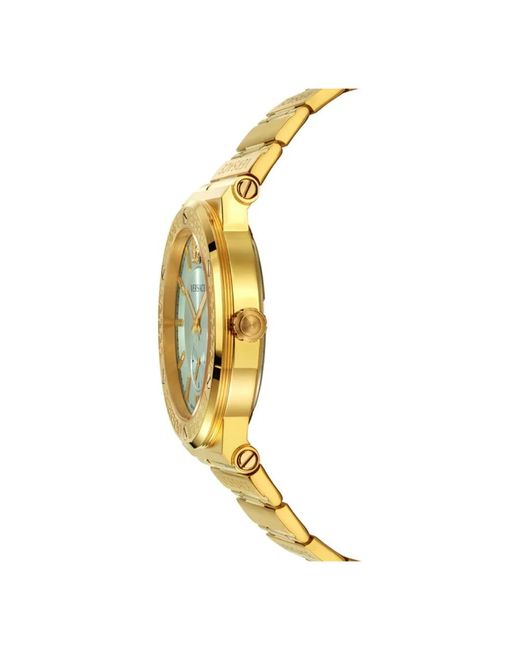 Versace Greca Logo Uhr in Metallic für Herren