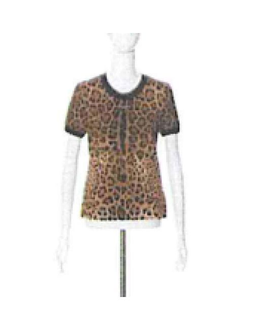 Dolce & Gabbana Brown T-Shirts