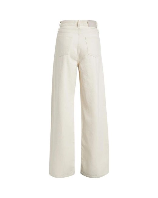 Calvin Klein White Wide Trousers