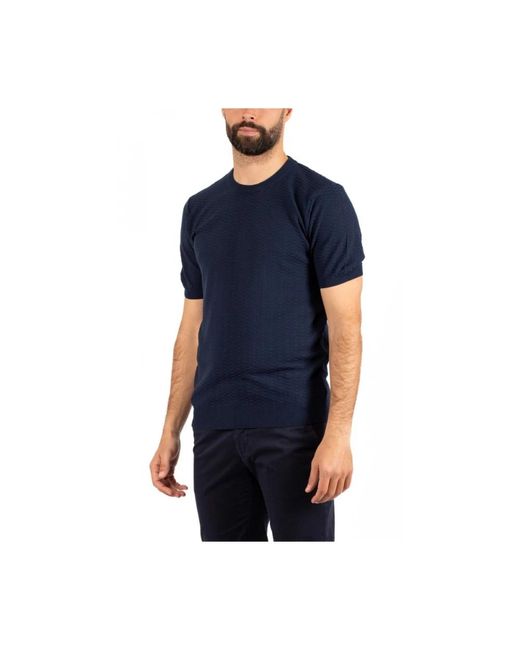 Daniele Alessandrini Stylisches hemd in Blue für Herren