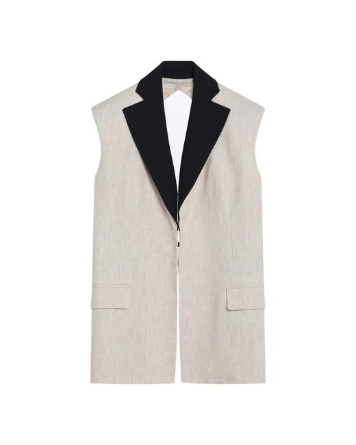 Erika Cavallini Semi Couture Blue Waistcoats