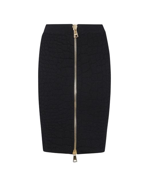 Balmain Midi Skirts in het Black
