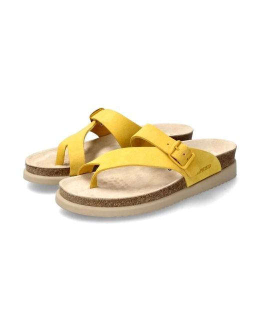 Mephisto Yellow Flat sandals
