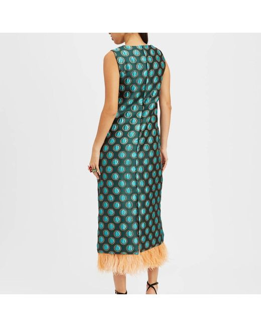 LaDoubleJ Midi Dresses in het Green