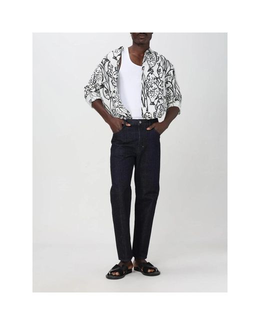 Jacquemus Blue Straight Fit Jeans for men