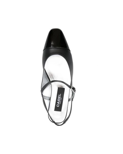 CAREL PARIS Black Ballerina Shoes