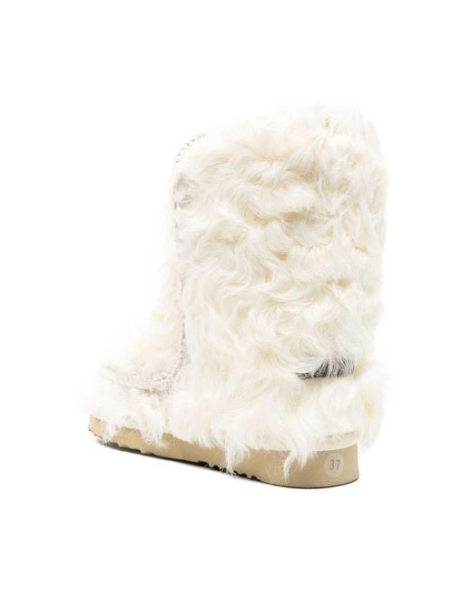 Mou White Winter Boots