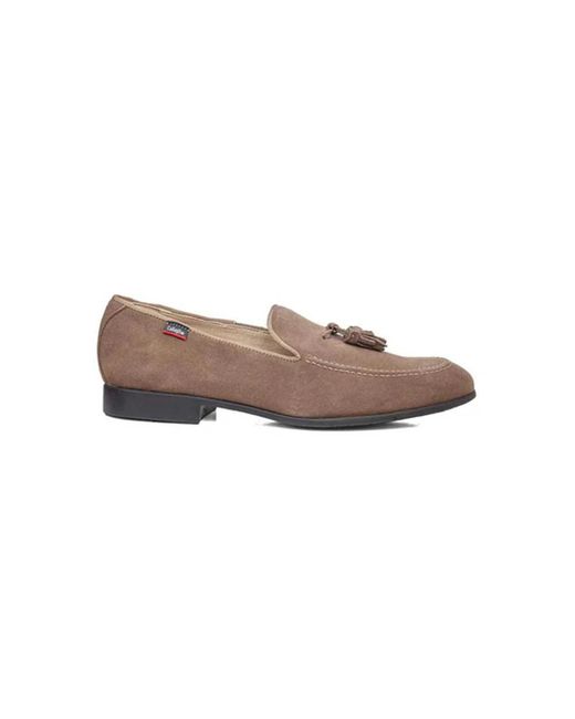 Callaghan Schoenen ,Suède Suede Loafers Met Kwast Detail in het Gray voor heren