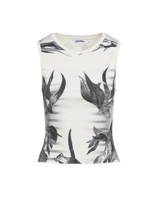 Sleeveless Tops di Jean Paul Gaultier in Gray