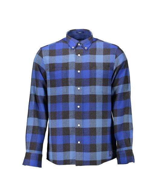 Gant Blue Casual Shirts for men