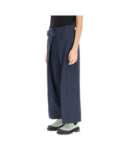 Trousers > wide trousers Loewe en coloris Blue